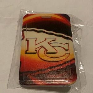NFL Kansas City Chiefs Multicolor ID Landyard/Holder